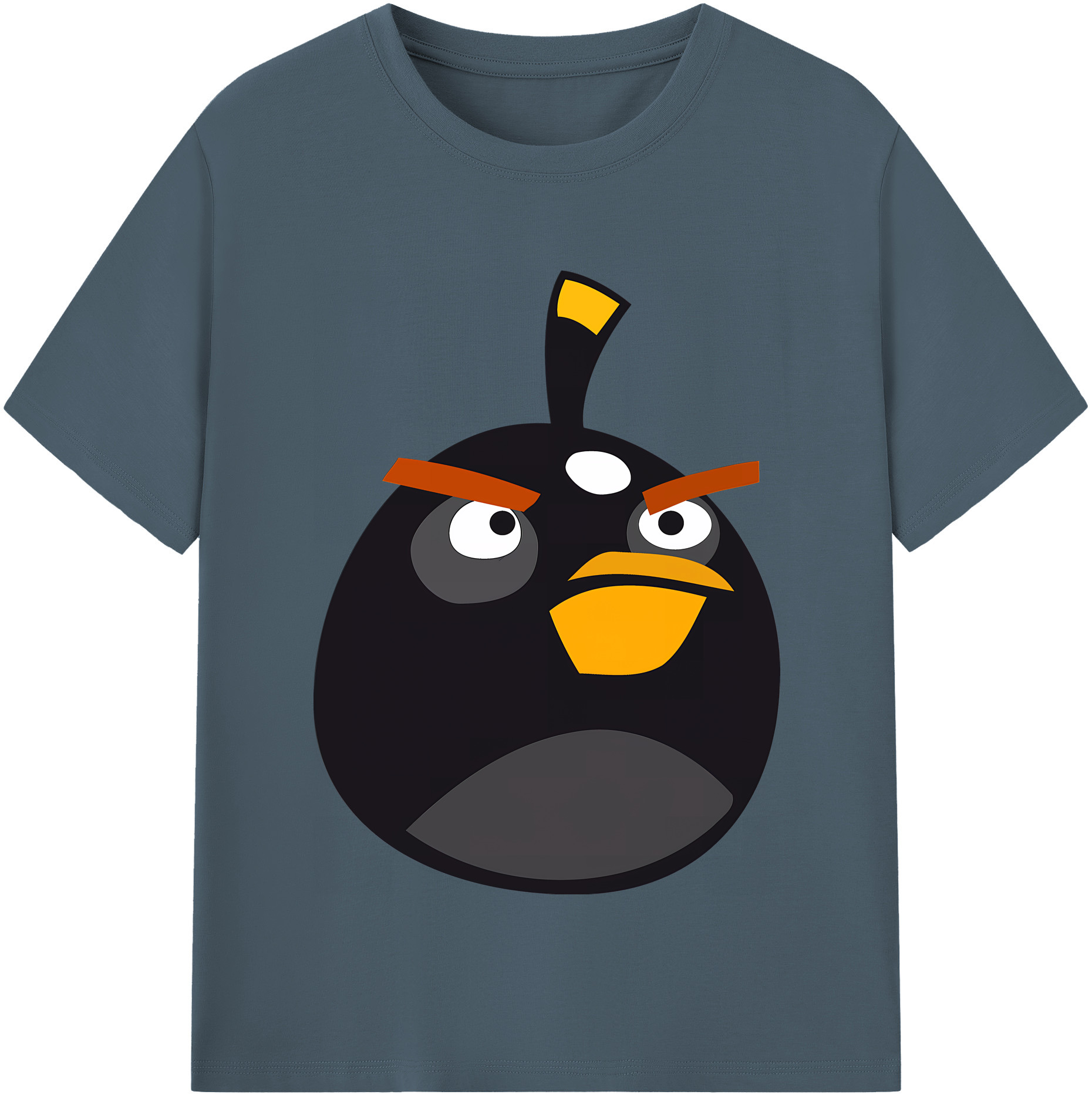 （画像用） Angry Birds アングリーバード 綿100％半袖Tシャツ（フロントプリント）